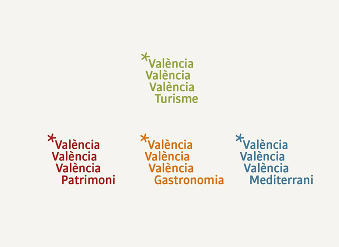 Warianty logo Valencia - rebranding