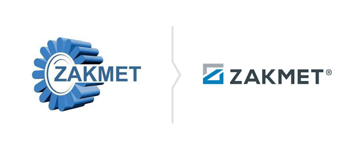 Rebranding Zakmet - nowe logo