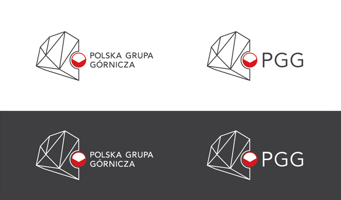 Polska Grupa Górnicza - warianty logo