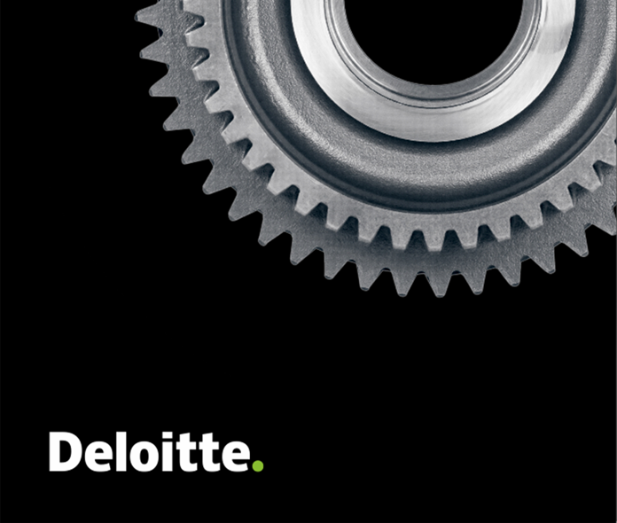 Grafika z nowym logo Deloitte