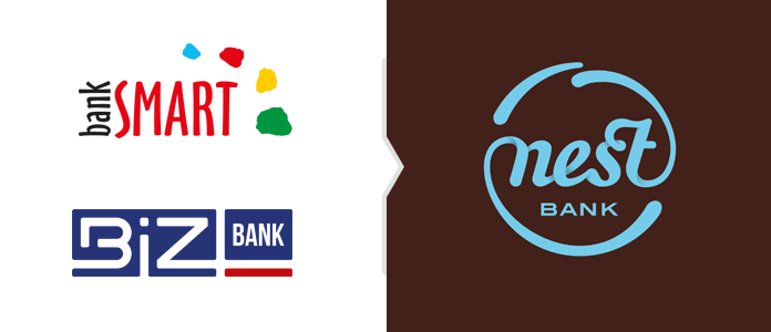 Rebranding BIZ Bank nowe logo Nest Bank