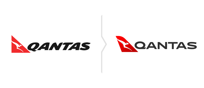 Qantas rebranding - nowe logo