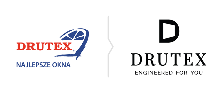 Rebranding Drutex - nowe logo