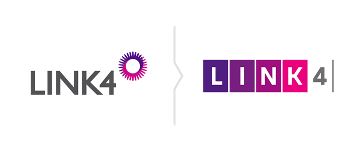 Rebranding Link4 - nowe logo
