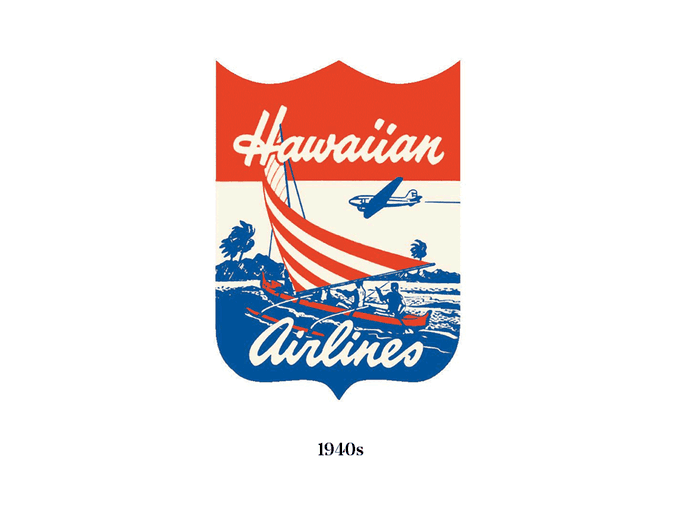 Ewolucja logo Hawaiian Airlines
