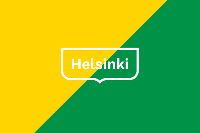 Nowe logo Helsinek - żółto-zielone tło