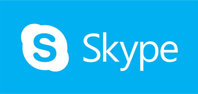 Nowe logo Skype na błękitnym tle