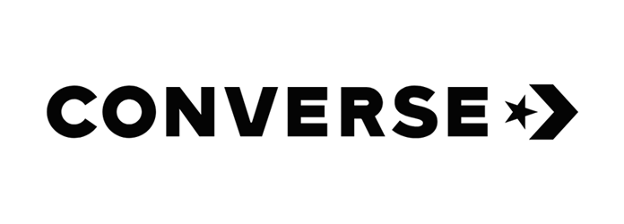 Pozioma wersja nowego logo Converse