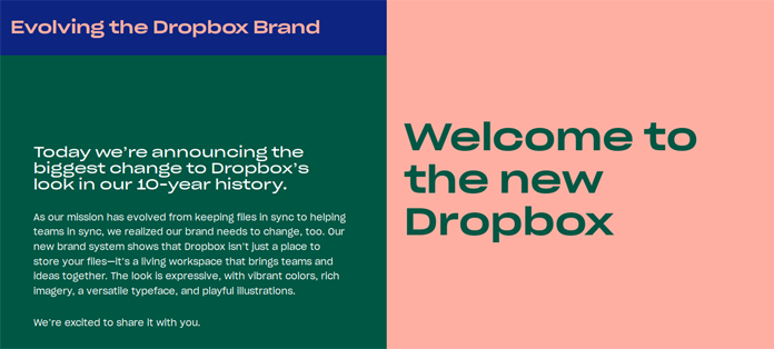 Typografia nowego Dropboxa