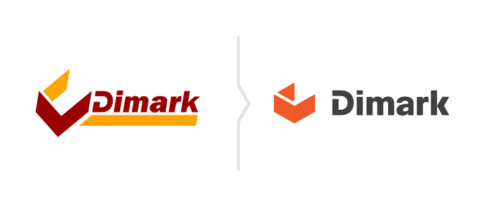 Rebranding i zmiana logo Dimark