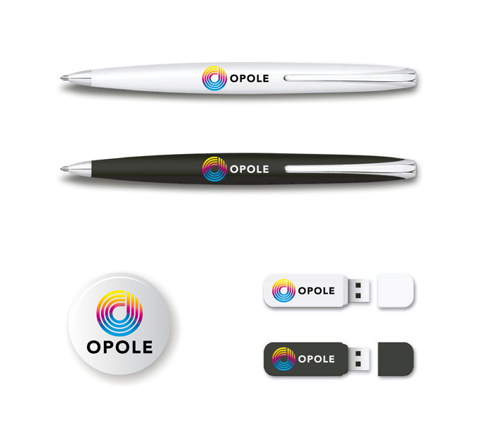 Materiały promocyjne z nowym logo Opola