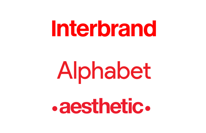 Przykłady minimalistycznych znaków opartych na logotypie