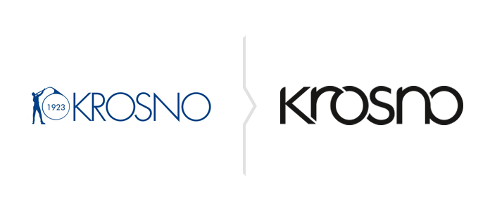 Rebranding marki Krosno nowe logo