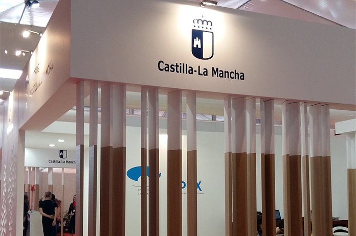 Logo Kastylia La Mancha na wizualizacji