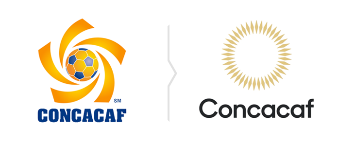 Rebranding Concacaf - stare i nowe logo