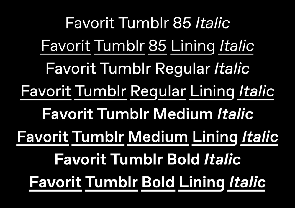 Tumblr - nowy font