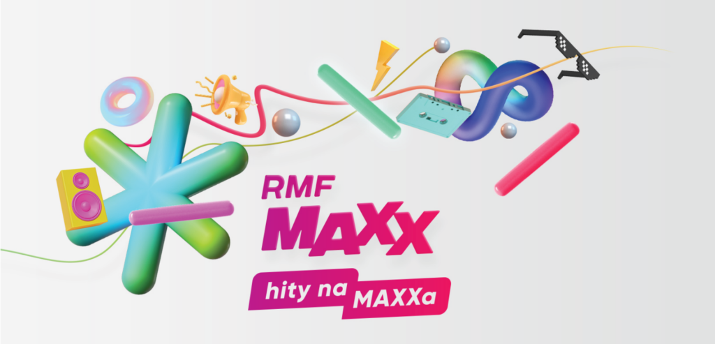 Grafika z nowym logo RMF MAXX