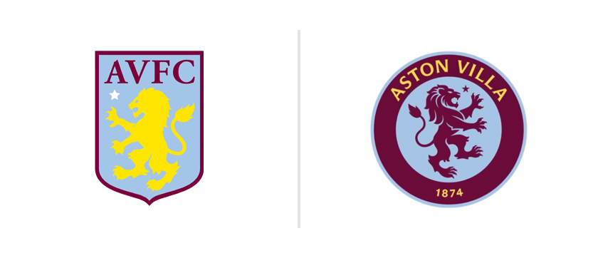 Aston Villa rebranding nowe logo 2022