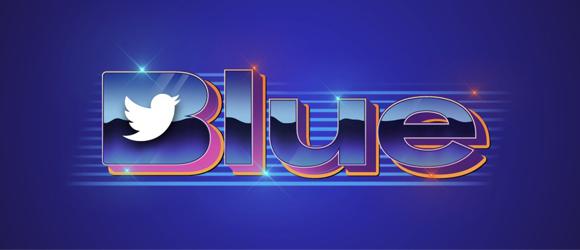 Nowe logo Twitter Blue 2022