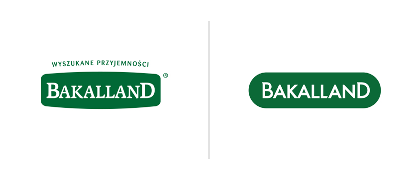 Rebranding Bakalland zmiana logo