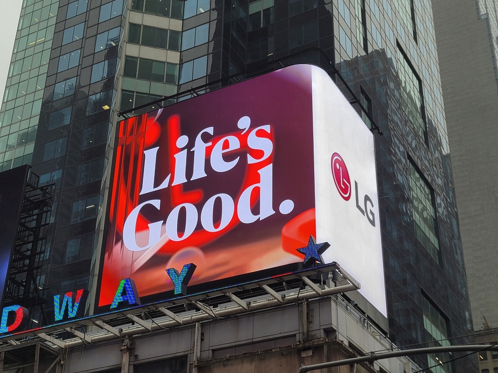 LG - nowa typografia Life's Good