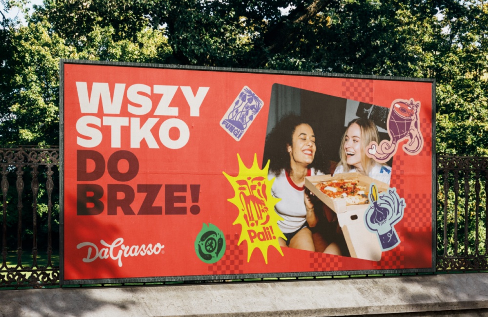 Rebranding Da Grasso - reklama outdoorowa 2024