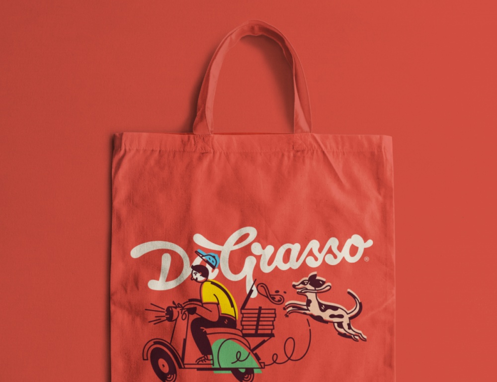 Nowa komunikacja wizualna Da Grasso - torba