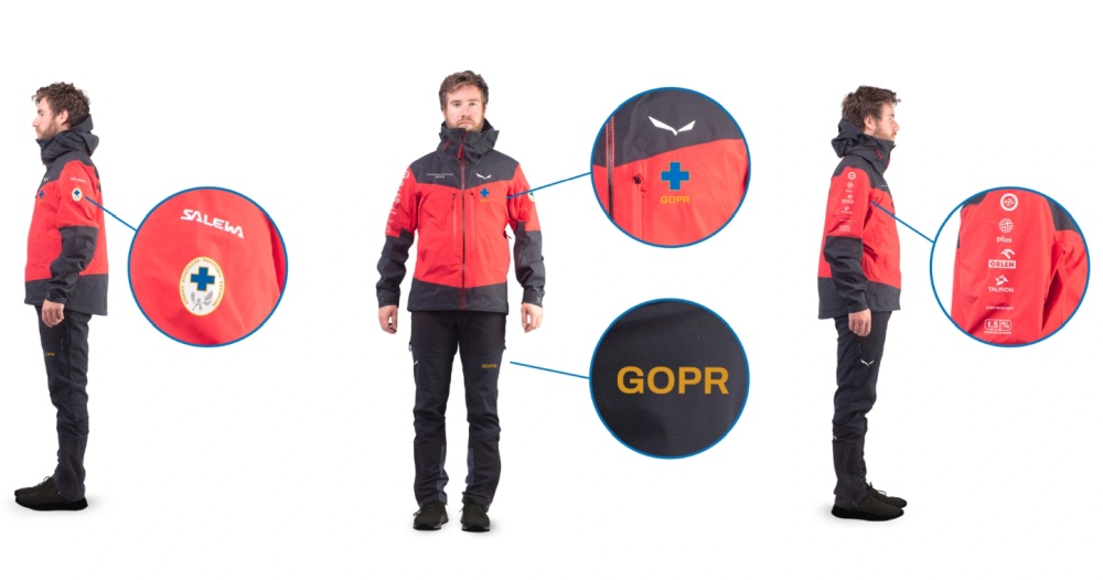 Rebranding GOPR - odzież ratowników i logo