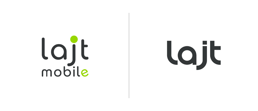 Rebranding lajt mobile - nowe logo