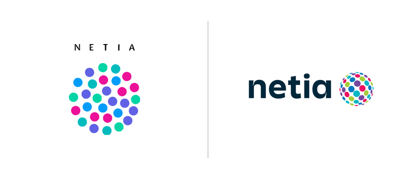Nowe logo Netia - rebranding 2024