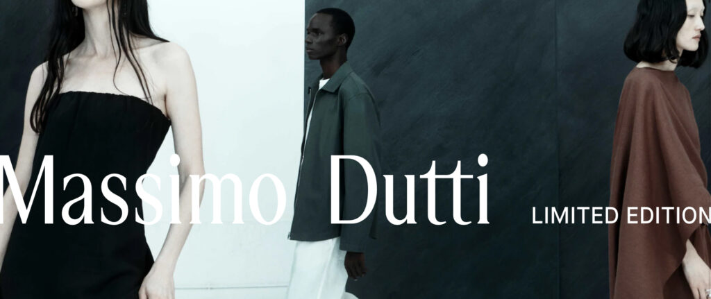 Logo Massimo Dutti na stronie internetowej marki