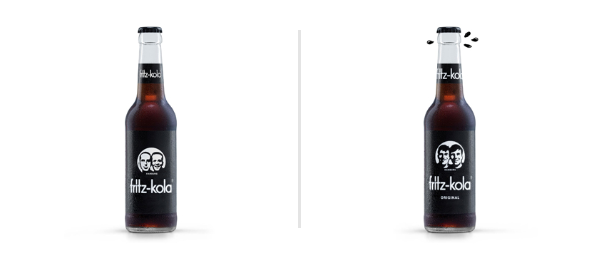 fritz-kola rebranding i nowe logo napojów
