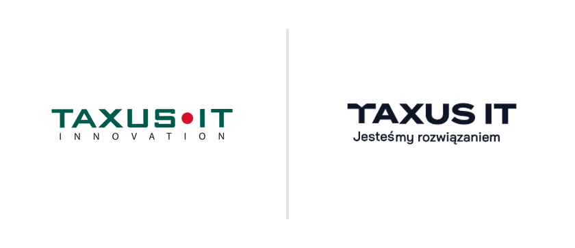 Rebranding Taxus IT - nowe logo